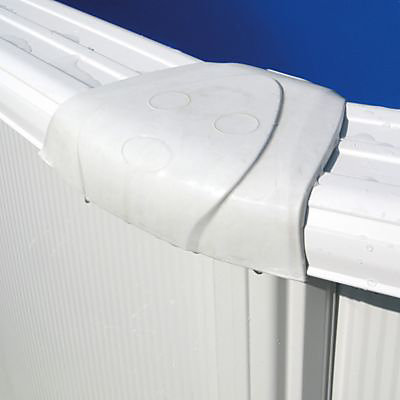Piscine hors sol acier blanc Gré Fidji Ø4,80 x h.1,22 m