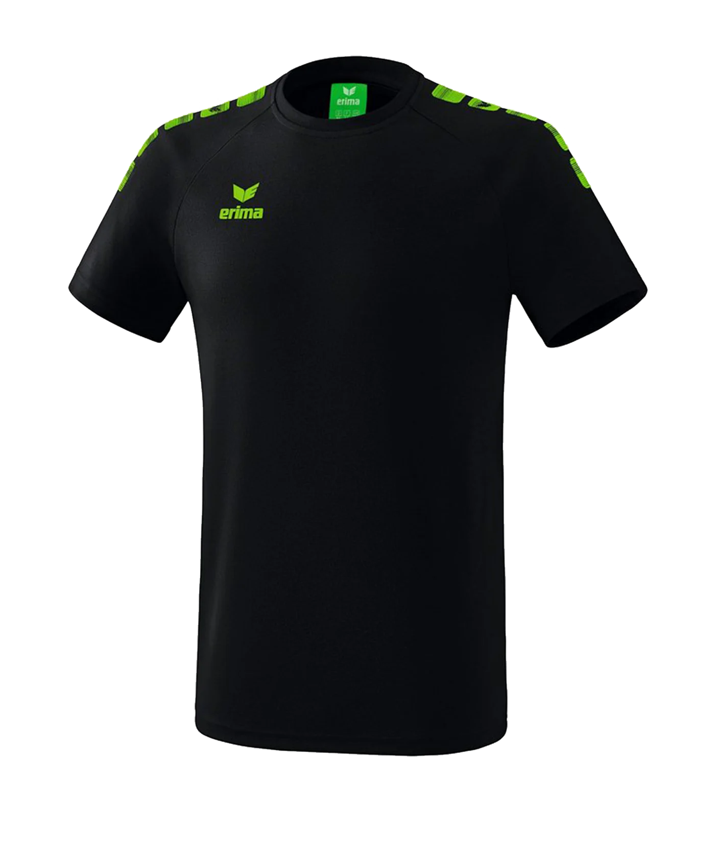 Erima Essential 5-C T-Shirt Schwarz Grün