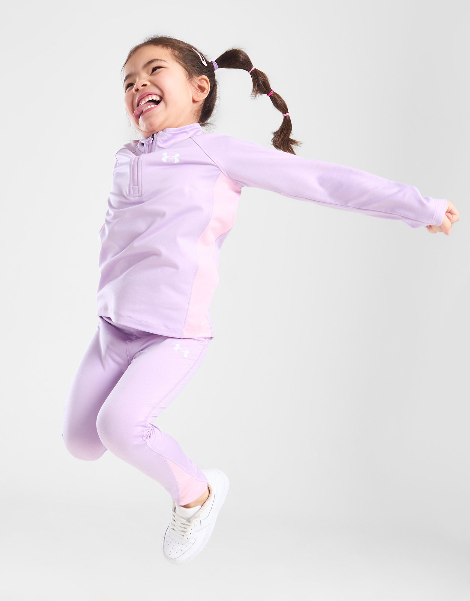 Under Armour Ensemble Haut Zippé/Legging Enfant