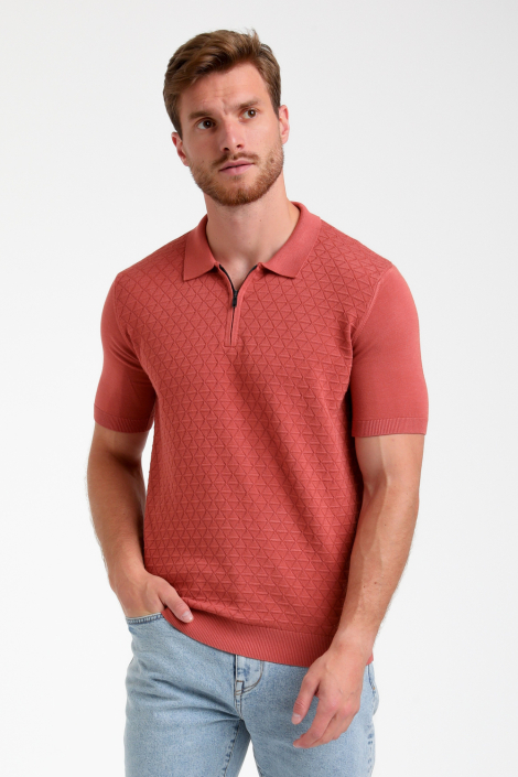 Gabbiano oranje heren polo