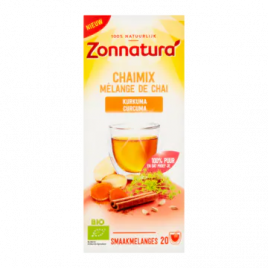 Zonnatura Biologische chaimix kurkuma kruidenthee