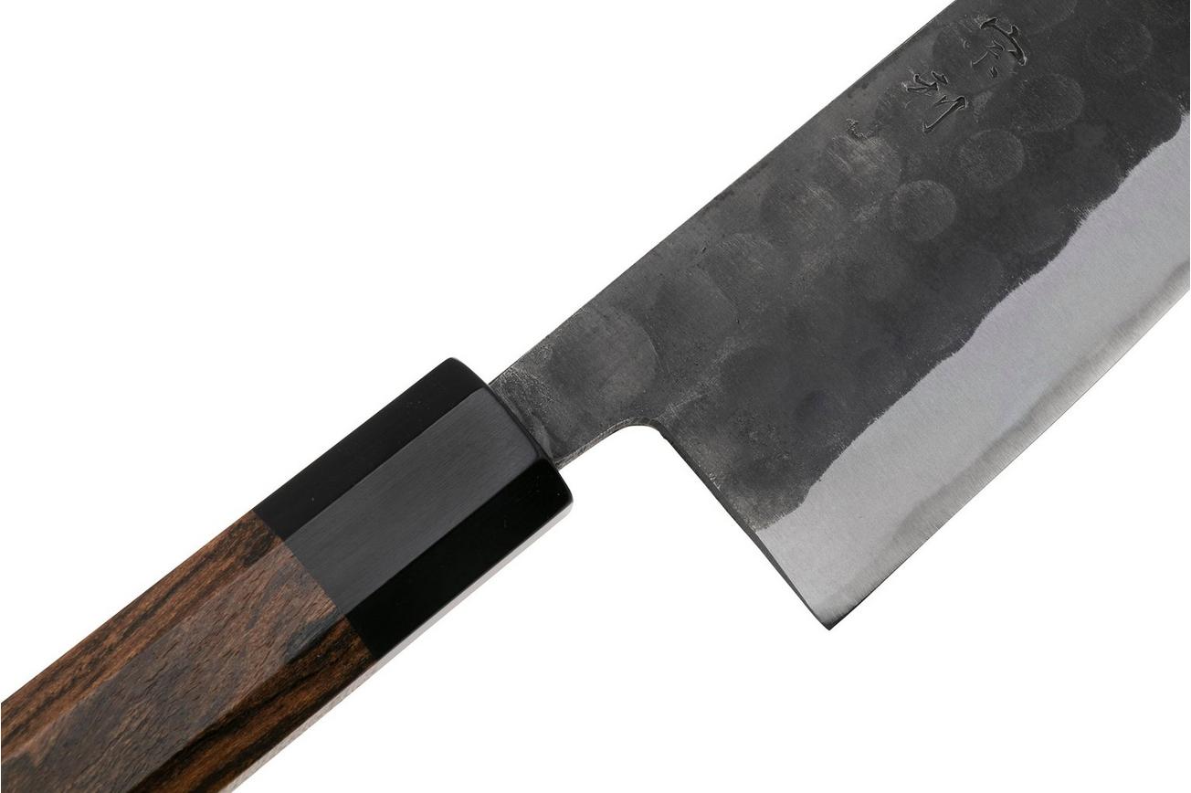 Munetoshi Black Hammer-Tone Gyuto, koksmes 21 cm