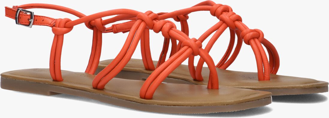 oranje lina locchi platte sandalen l1285