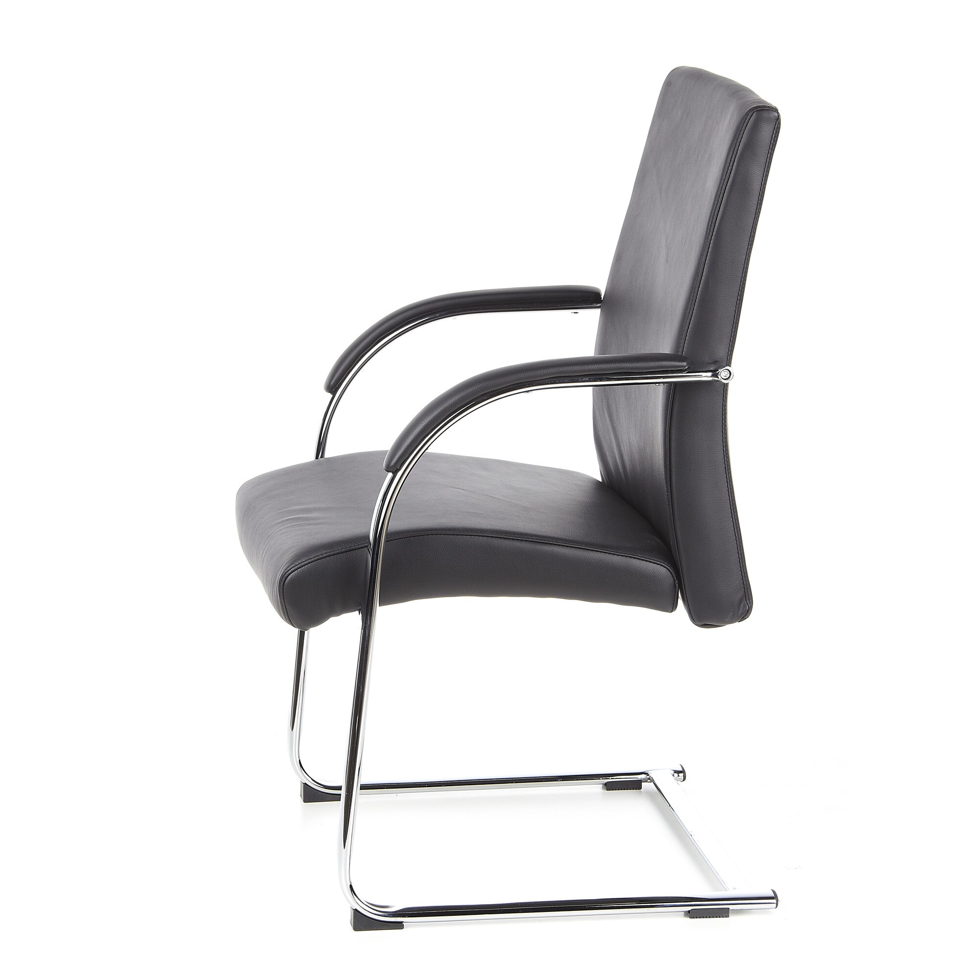 Freischwinger BAROLO V Leder mit Armlehnen hjh OFFICE