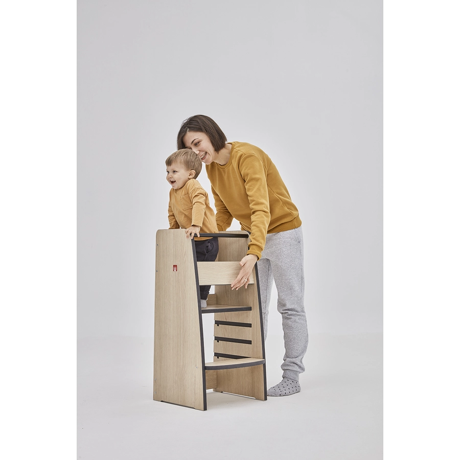 Bianconiglio Kids® Lernturm TRUSTY Eiche natur