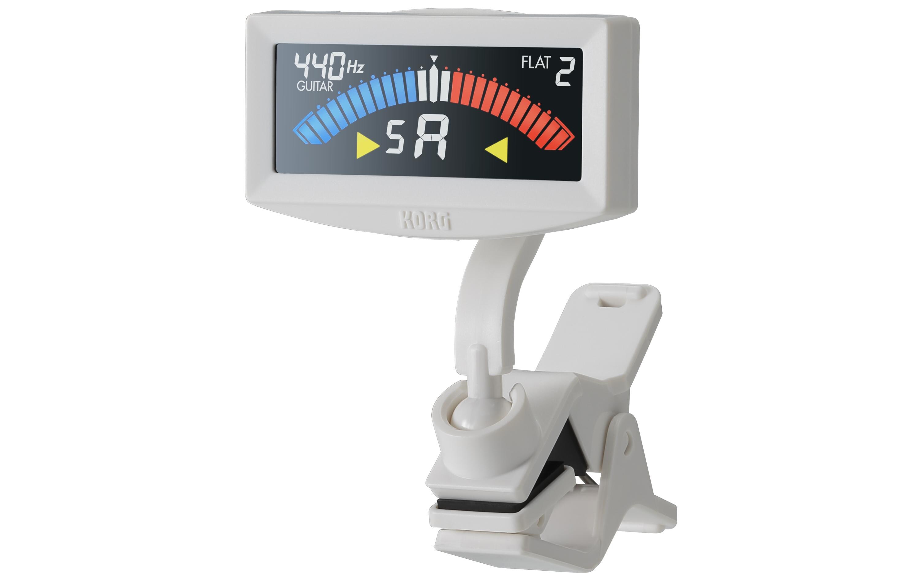 Stimmgerät AW-4 Clip-On WeissEinfacher Clip-on Tuner für Gitarre und Bass