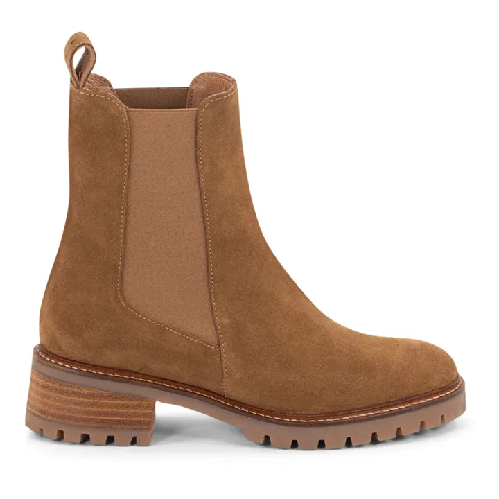 Sessùn Chelsea Boots Ainwick Cuir Suede | Camel