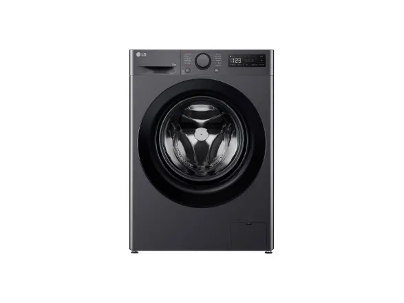 LG Serie R5 F4WR510SBM - Vaskemaskine - bredde: 60 cm - dybde: 62 cm - højde: 85 cm - frontbetjening - 10 kg - 1400 rpm - lys sort