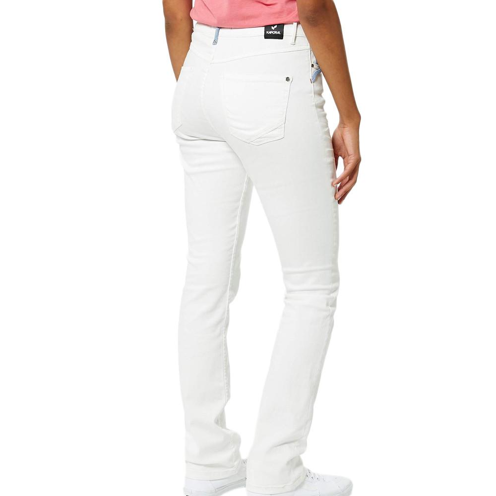 Kaporal Jean Slim Blanc Femme Kaporal Sibele