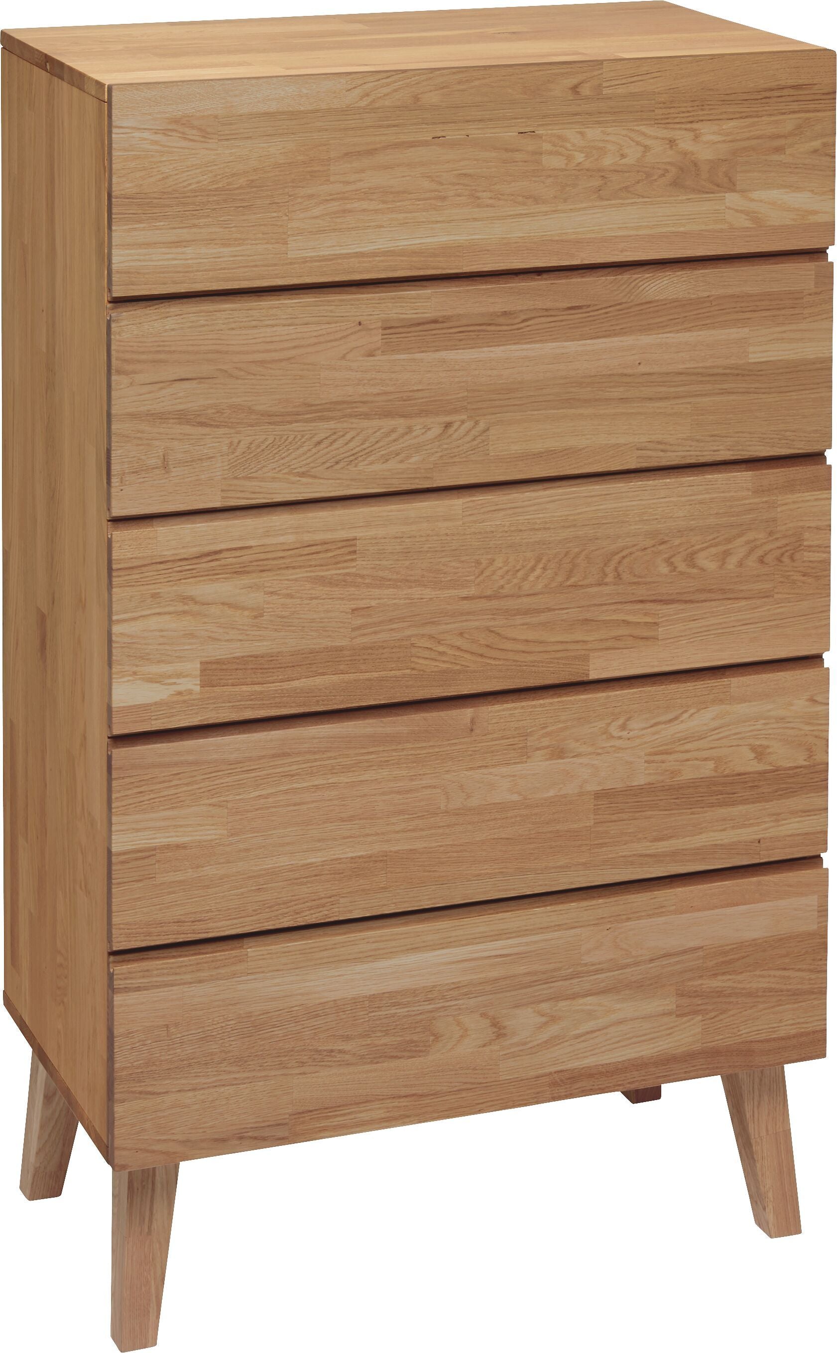 CARA Kommode - Eiche / B: 80.0 cm x T: 45.0 cm x H: 130.5 cm