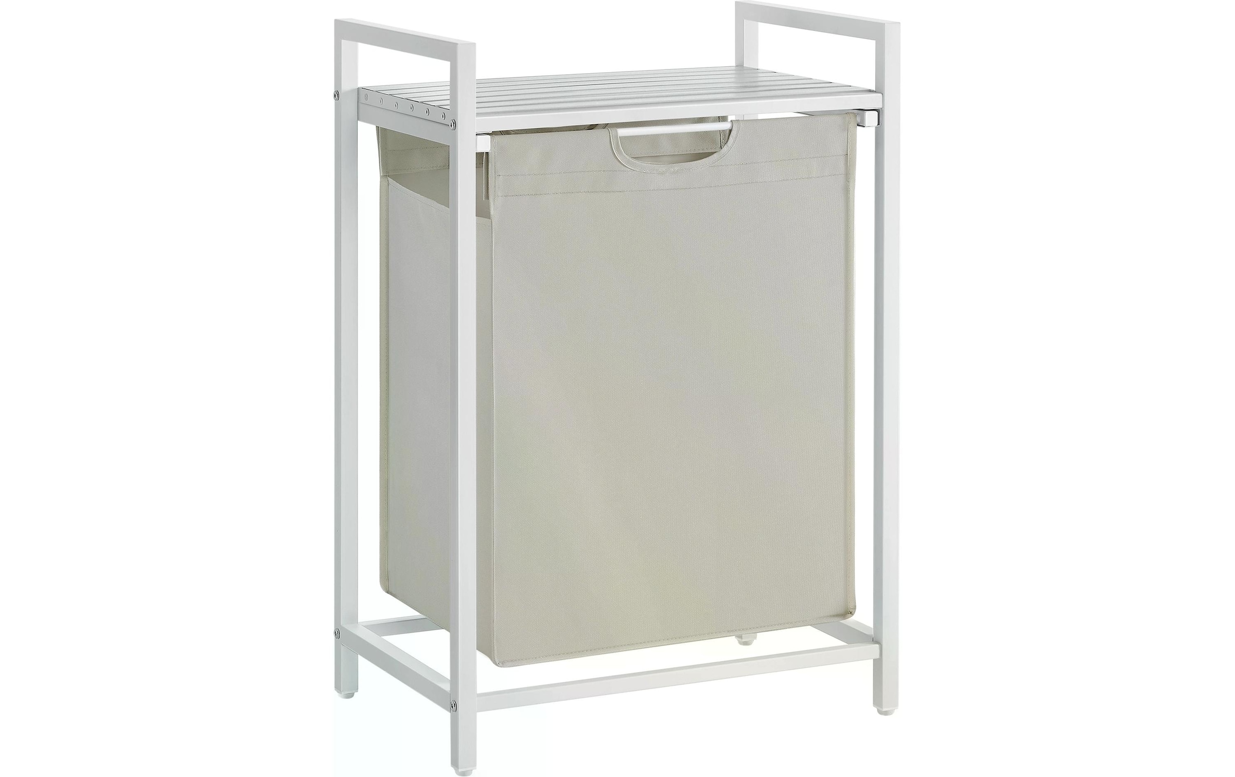 VASAGLE Wäschekorb »65 l, Weiss«