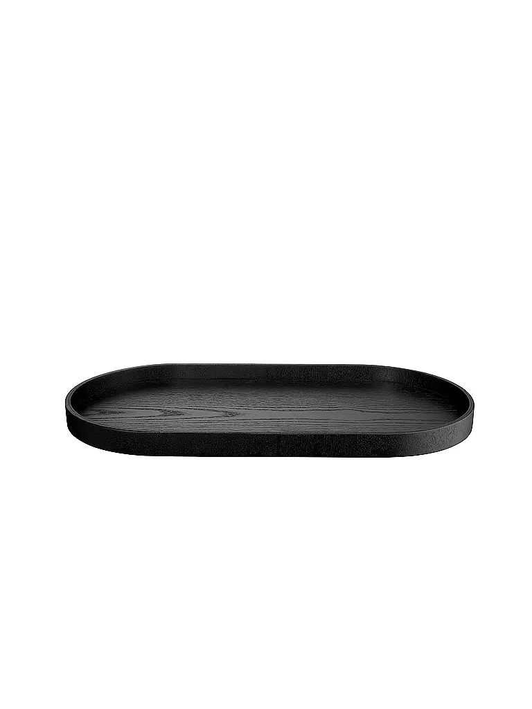 ASA SELECTION Holztablett oval 44x22,5cm Schwarz schwarz