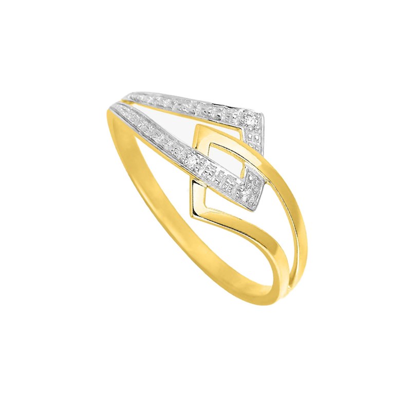 Bague Femme - Or 18 Carats - Diamant 0,01 Carats