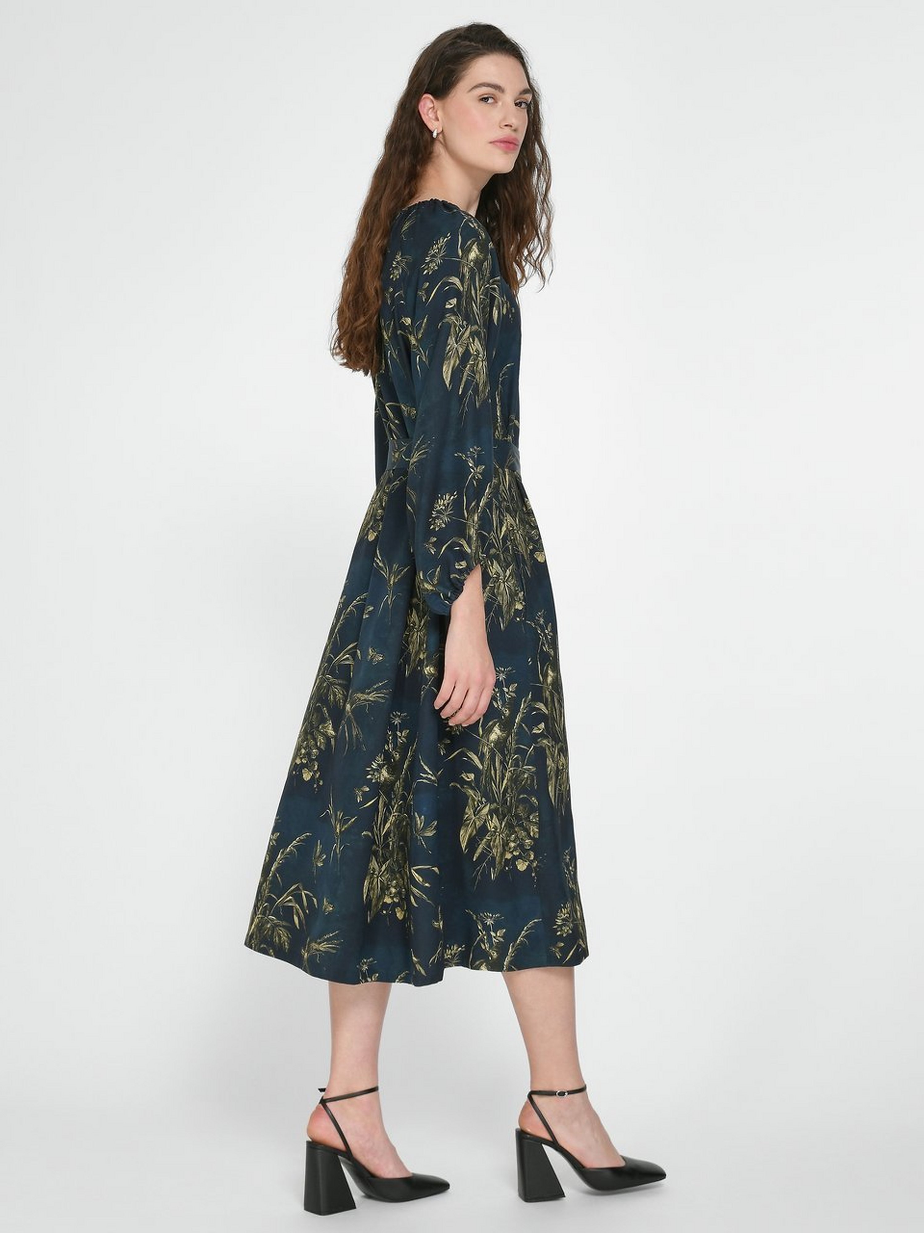 Kleid mit 3/4-Arm