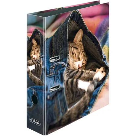 Herlitz Ordner Cat, A4, 8 cm, PP, FSC-Mix