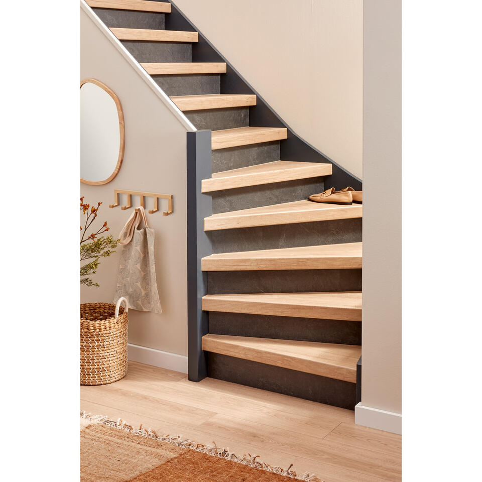 Stootbord Concrete Antraciet 2st - 90cm
