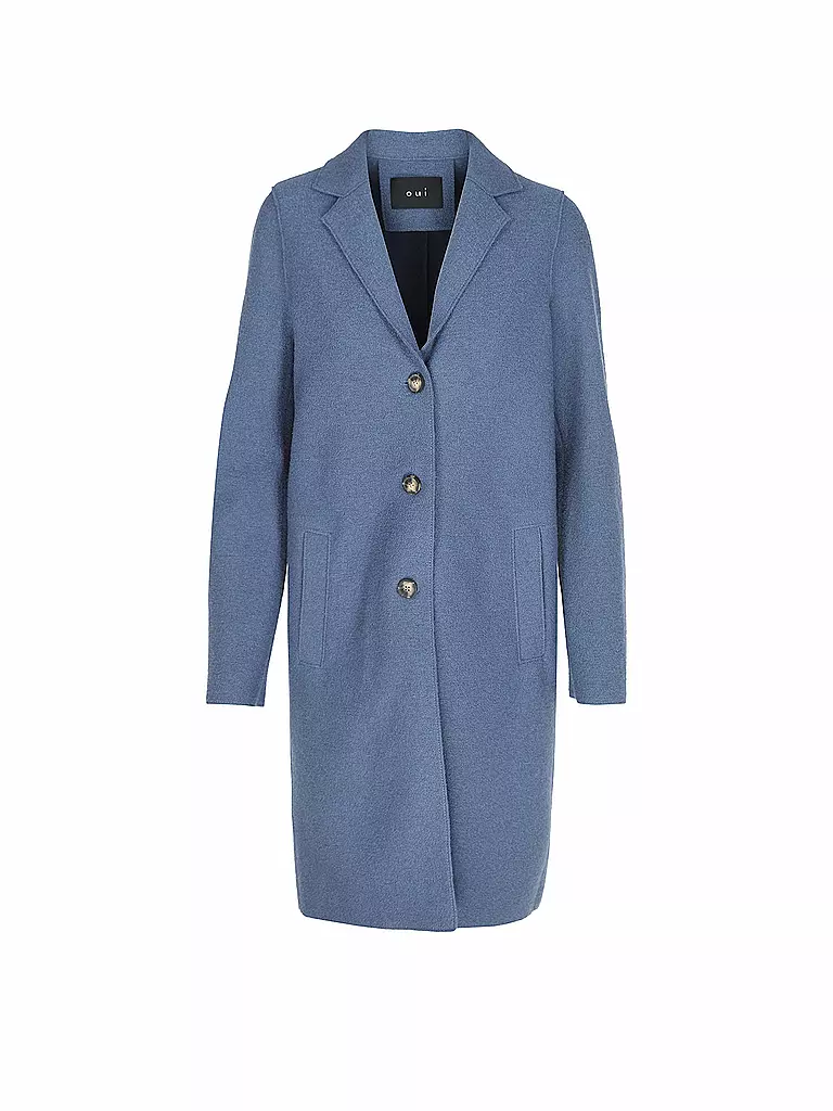 OUÍ Wollmantel blau