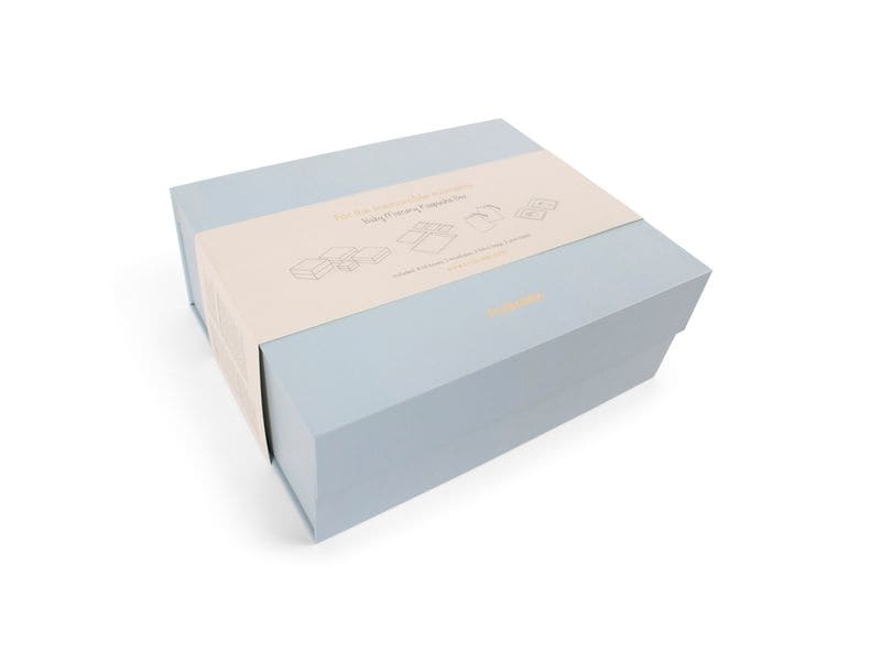 Filibabba Baby-Erinnerungsbox Unterwasserwelt Blau Perfektes Geschenk für werdende Eltern