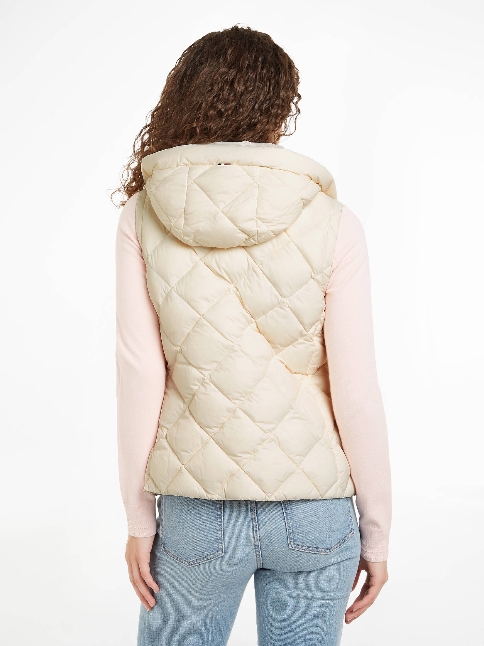 Tommy Hilfiger| Damen Daunenweste mit Kapuze CLASSIC LW DOWN QUILTED VEST