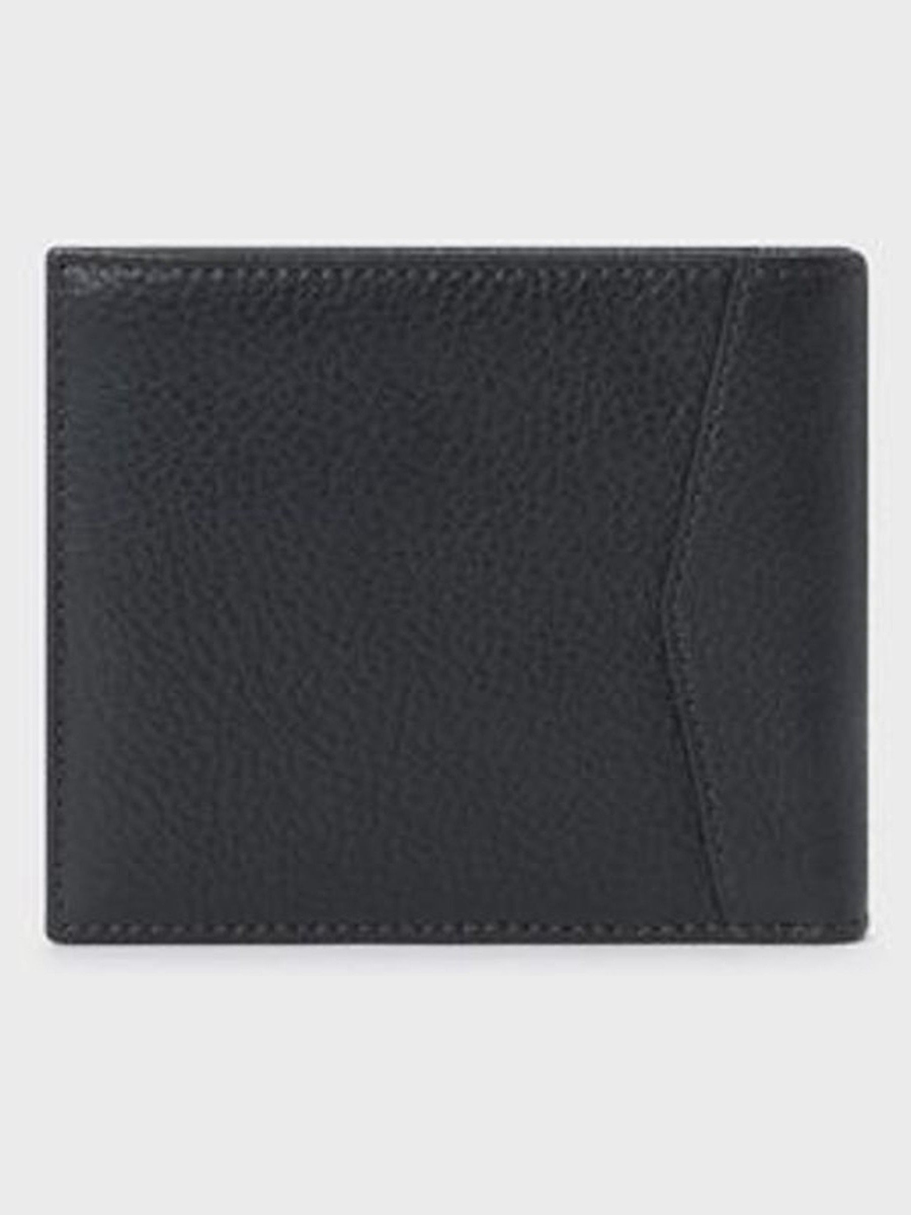 Zwart - Osprey London The Compass leren muntenportemonnee
