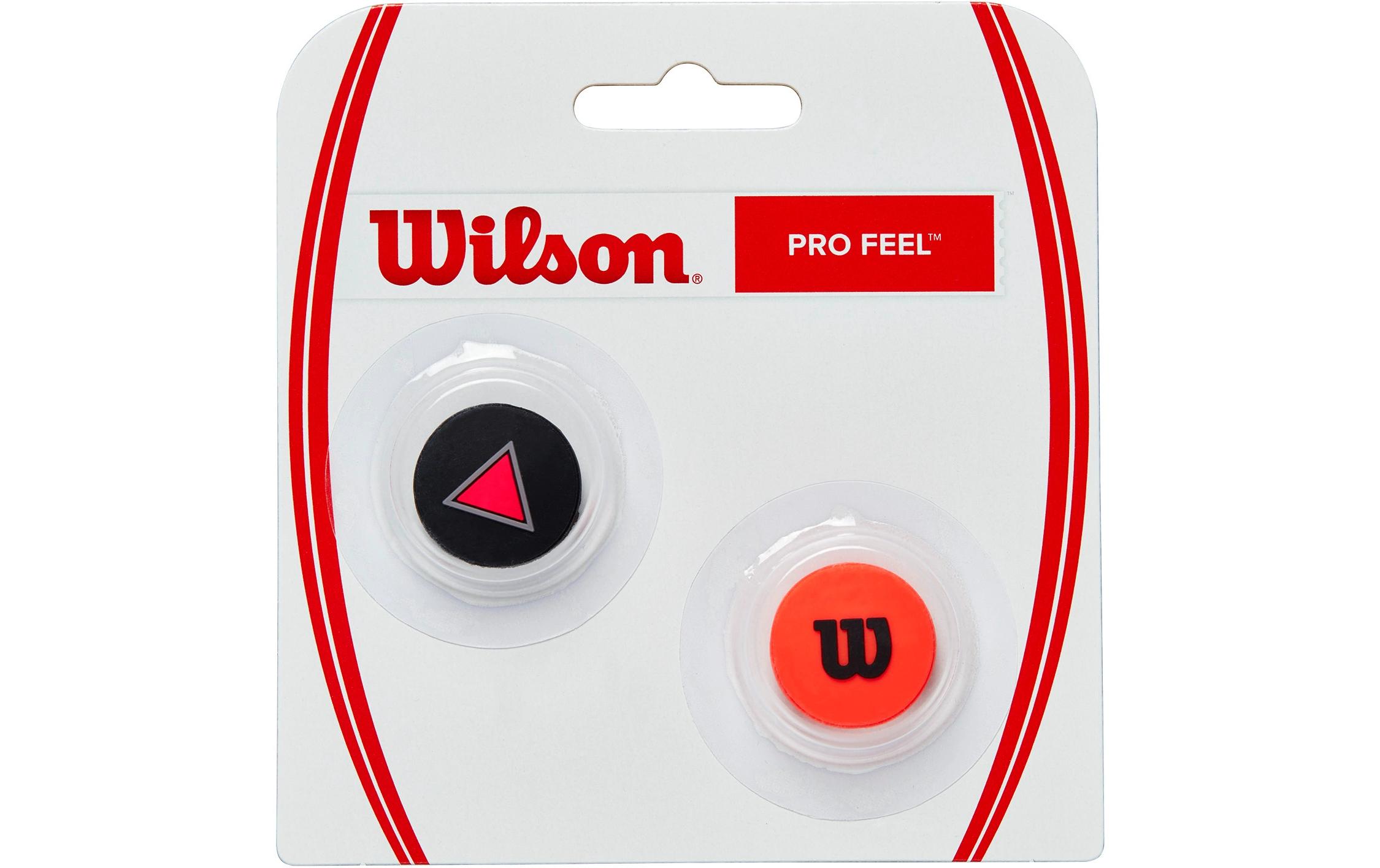 Dämpfer Pro Feel Clash 2er-Pack, Rot/SchwarzDämpfer für Tennisschläger