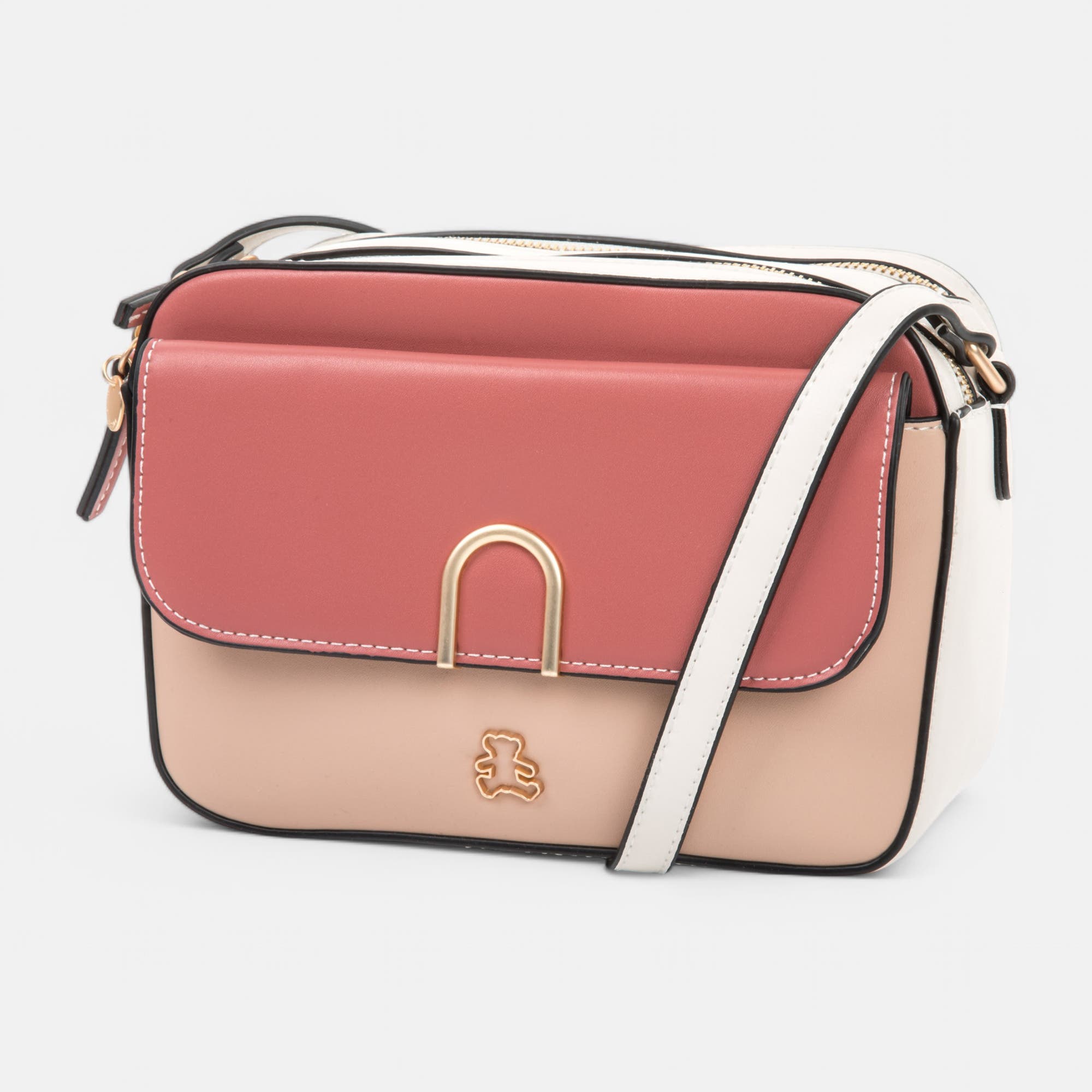 Sac bandoulière rose