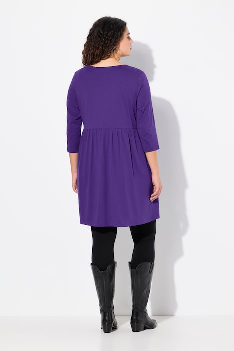 Longshirt, A-Linie, Lieblingsfarbe, 3/4-Ärmel