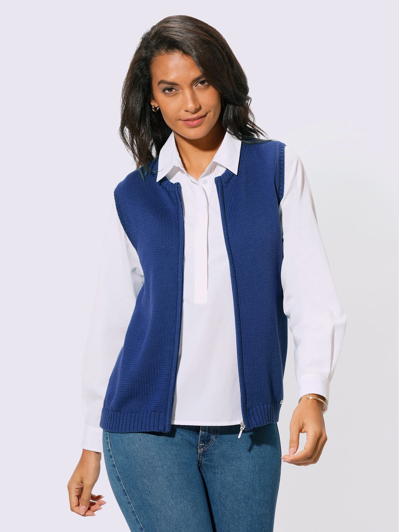 Gilet en tricot 50% coton