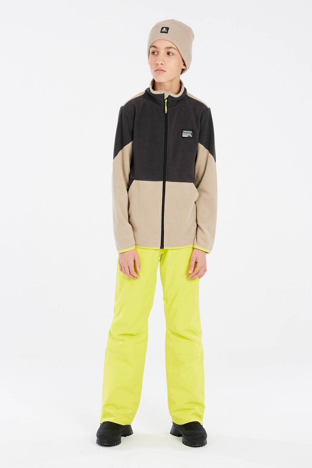 Protest skipully Kuno Jr antraciet/beige