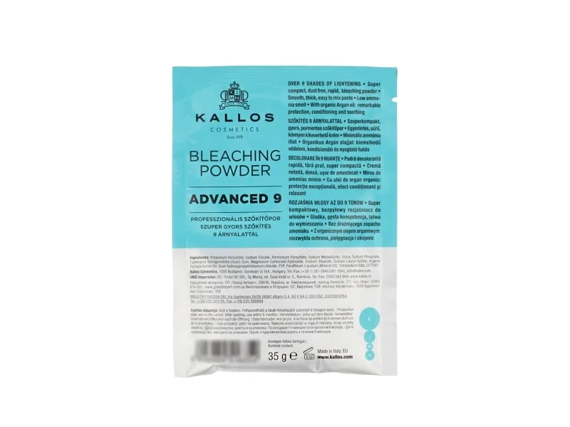 Kallos KJMN Advanced 9 Bleaching Powder 35 g