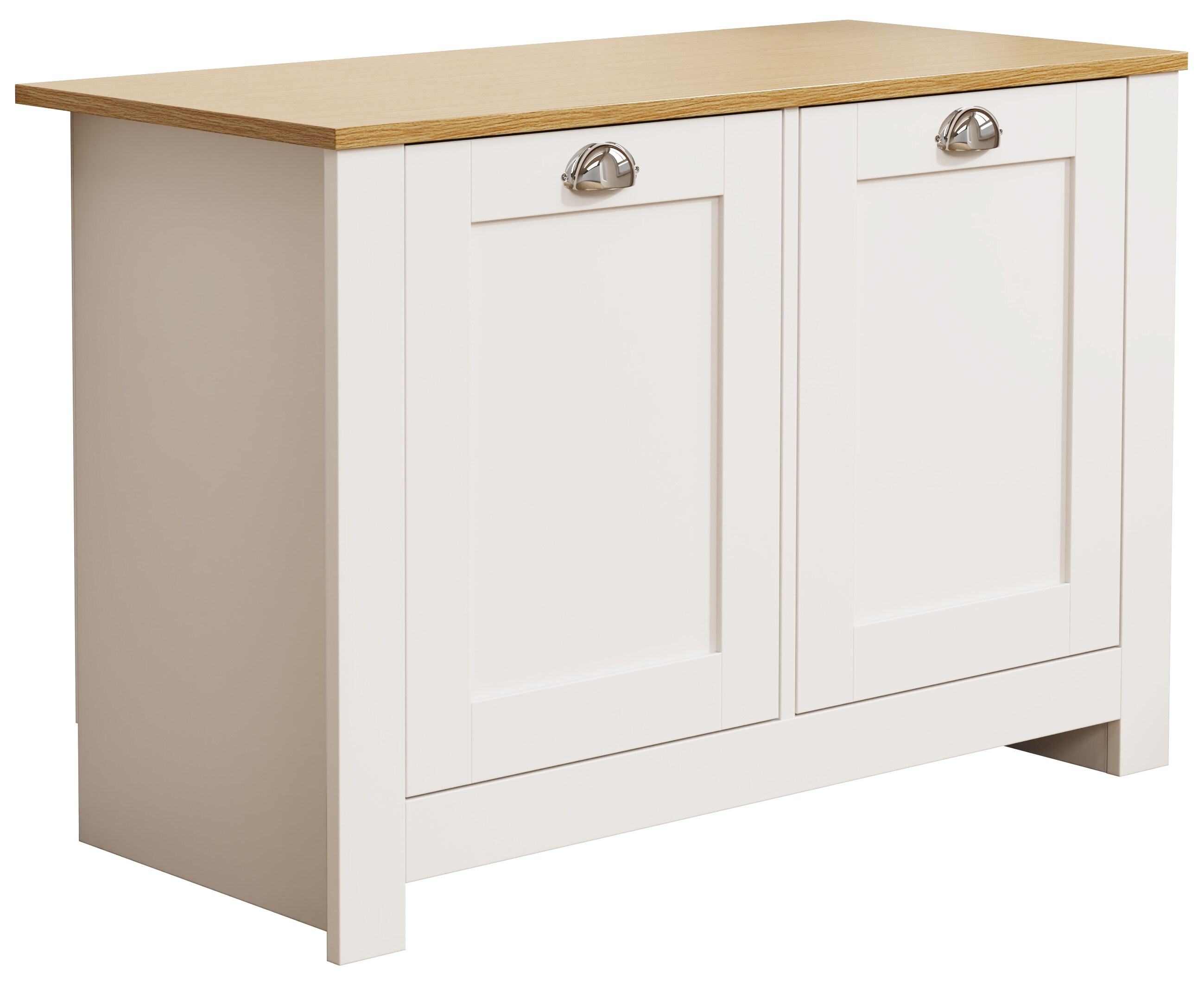 VCM Holz Kommode Sideboard Badmöbel Anrichte Schrank Dielenmöbel Schublade Balusa M