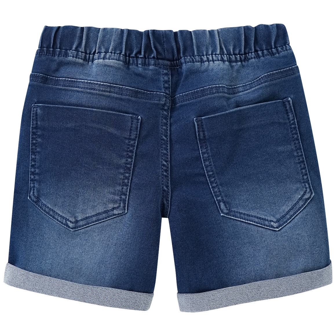 Topolino Jungen Jeansshorts mit Tunnelzug dunkelblau