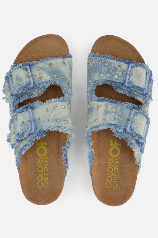 Colors of California Sandalen denim Synthetisch