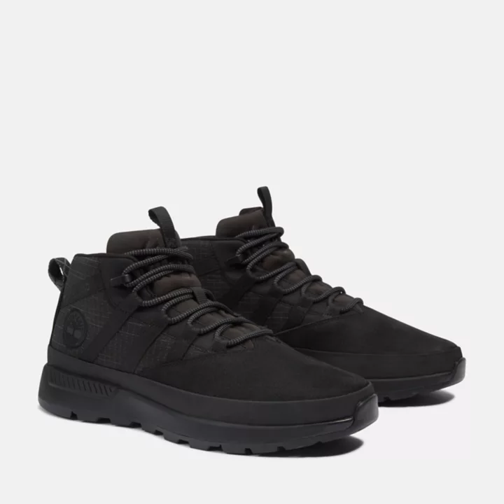 Basket Euro Trekker pour homme en noir