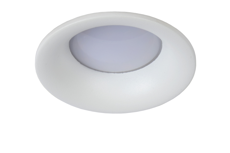 Lucide Ziva spot Ø8,5 badkamer IP44 wit