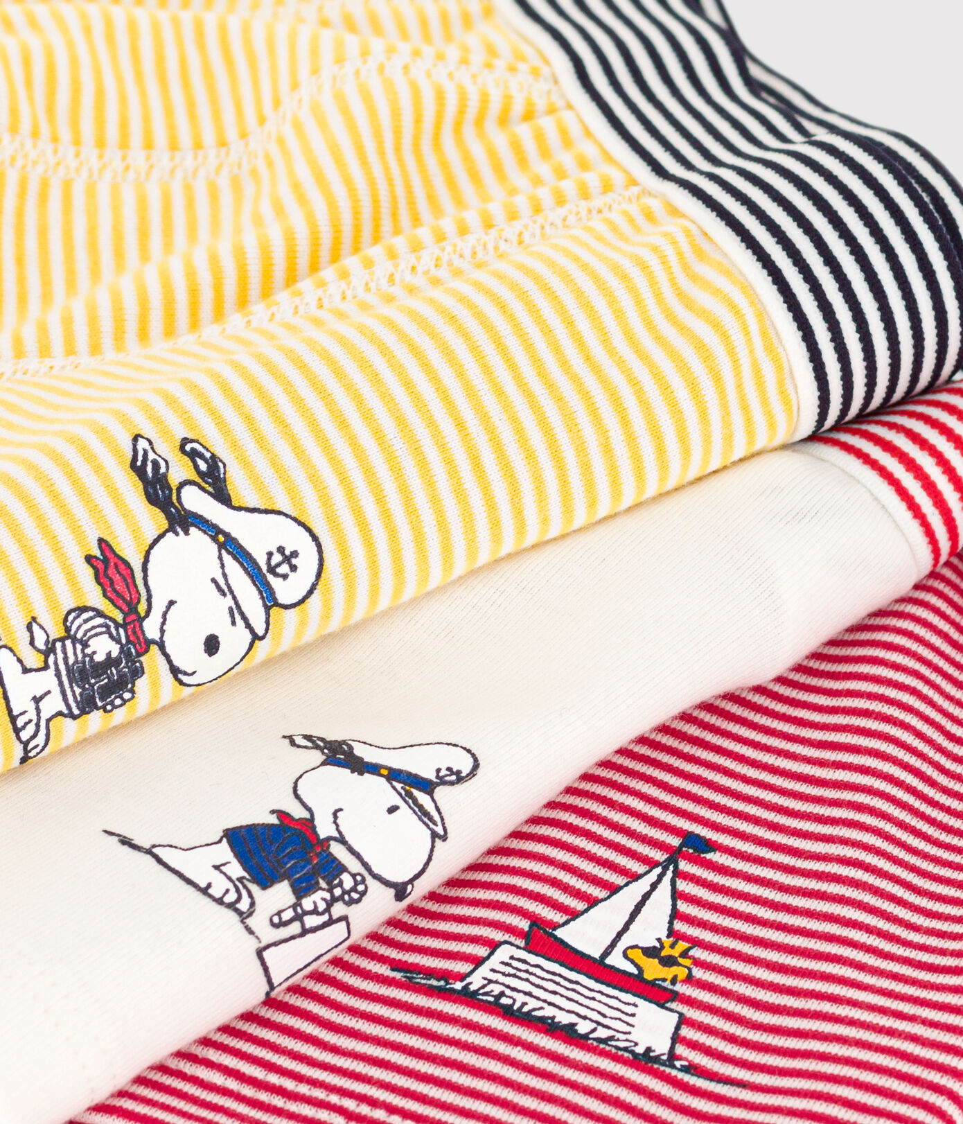 Lot de 3 boxers Petit Bateau X Snoopy en coton petit garçon