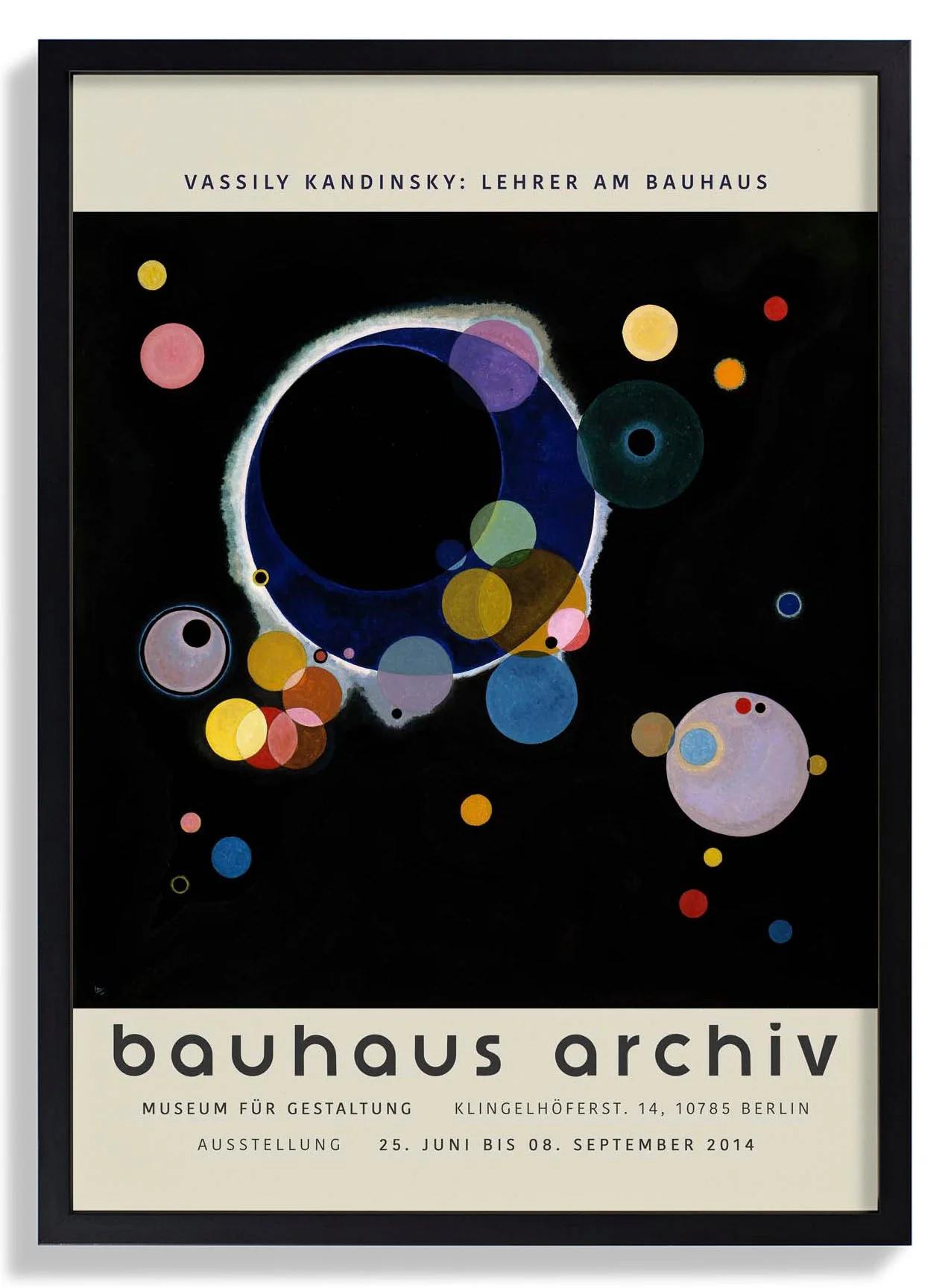Mehrere Kreise von Wassily Kandinsky Ausstellung