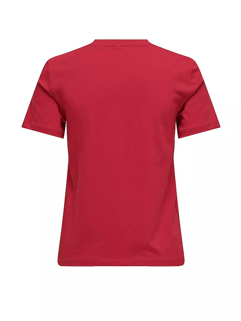 ONLY T-Shirt  ONLKITA rot