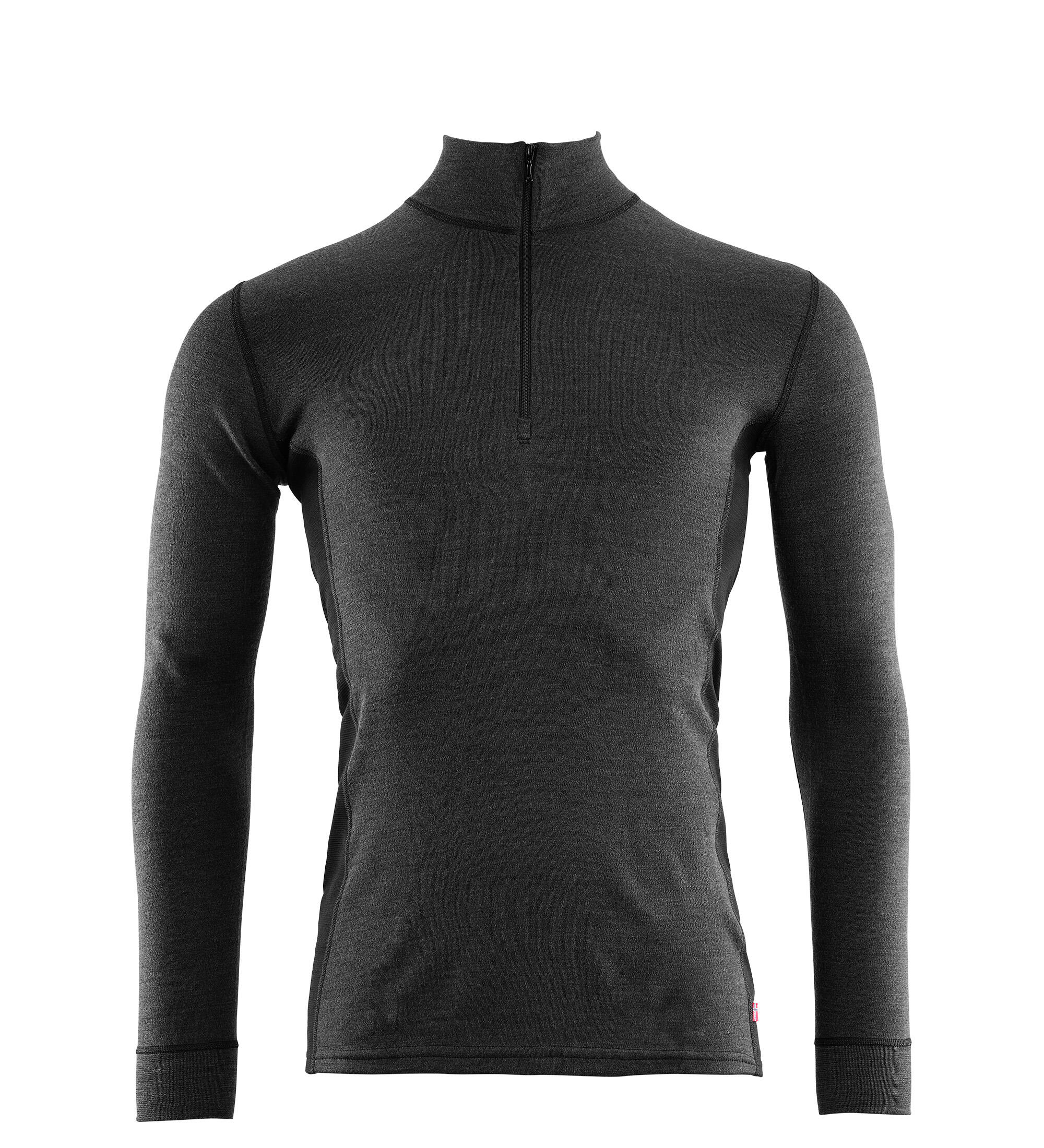 Aclima WarmWool Mock Neck Marengo/Black