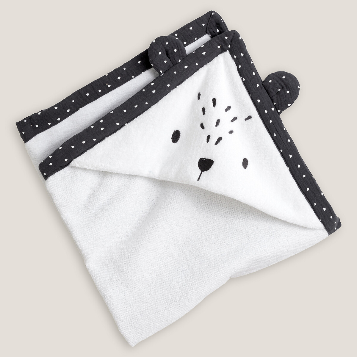 COLEÇÕES LA REDOUTE<br>Capa de banho para bebê em tetra