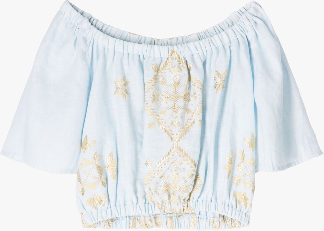blauwe greek archaic kori tops & t-shirts s26k-2144037