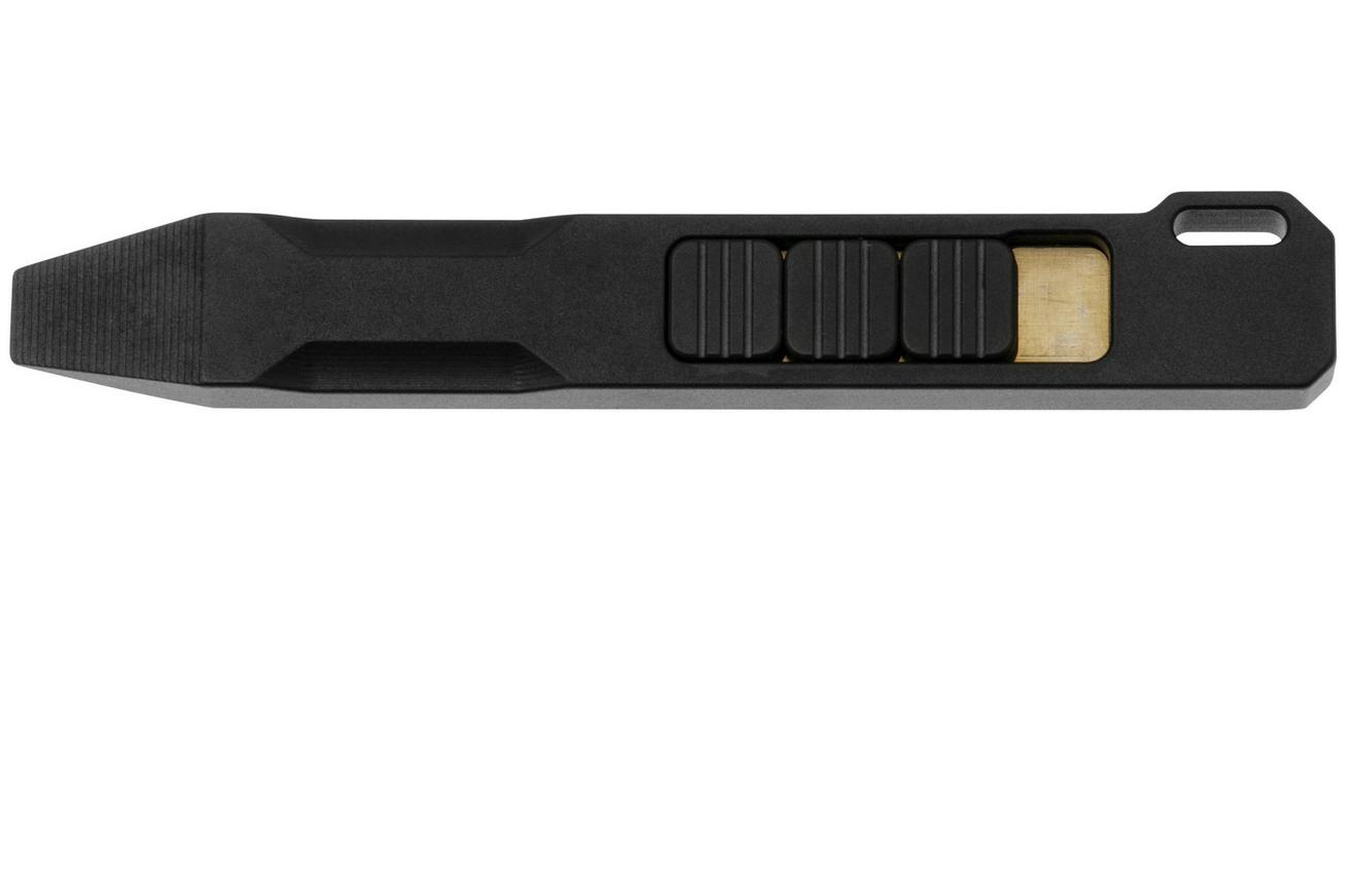 Big Idea Design Ti Pry Bar TI-PB-DLC Black DLC Titanium, fidget prybar