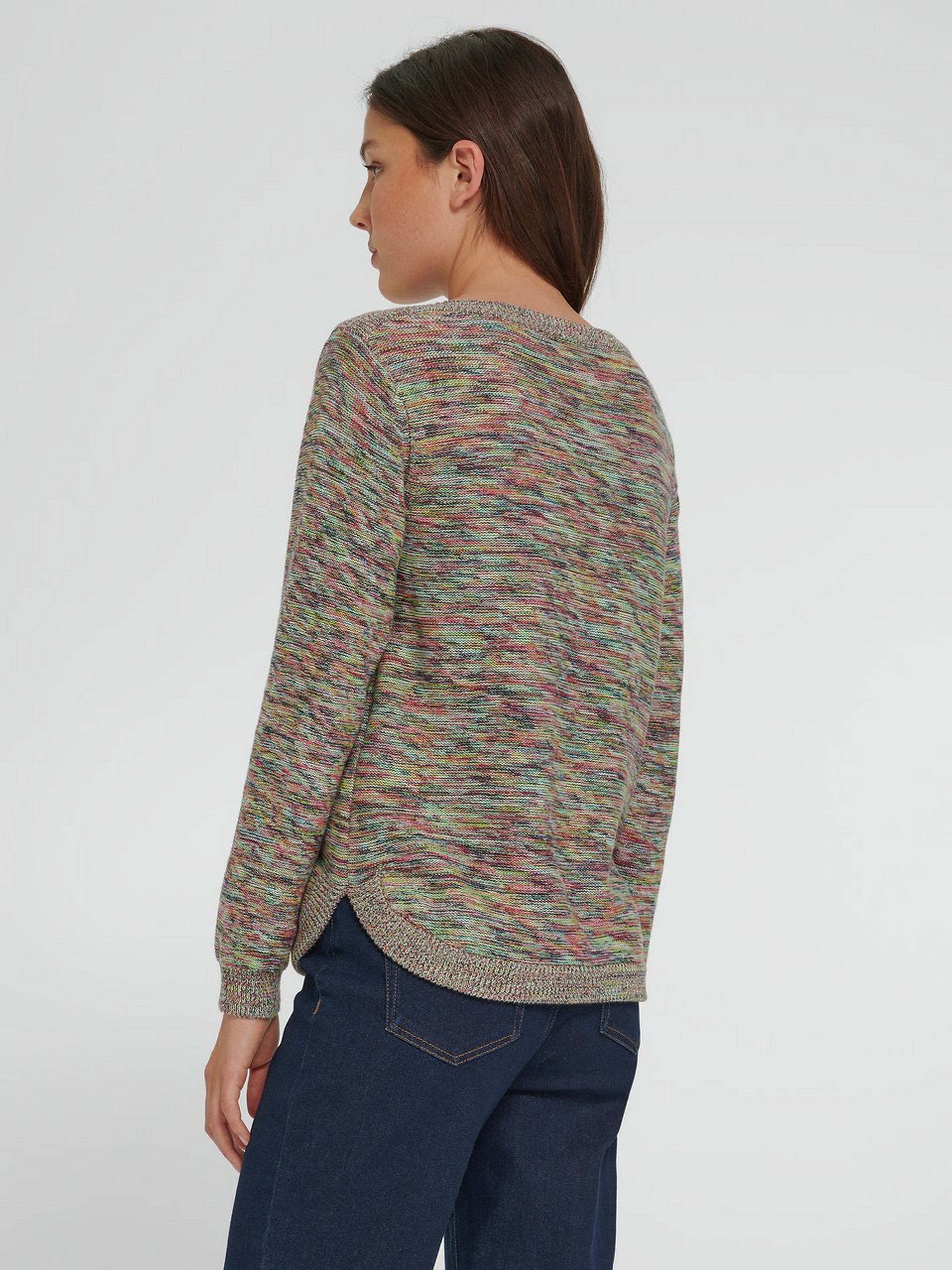 Pullover mit U-Boot-Ausschnitt