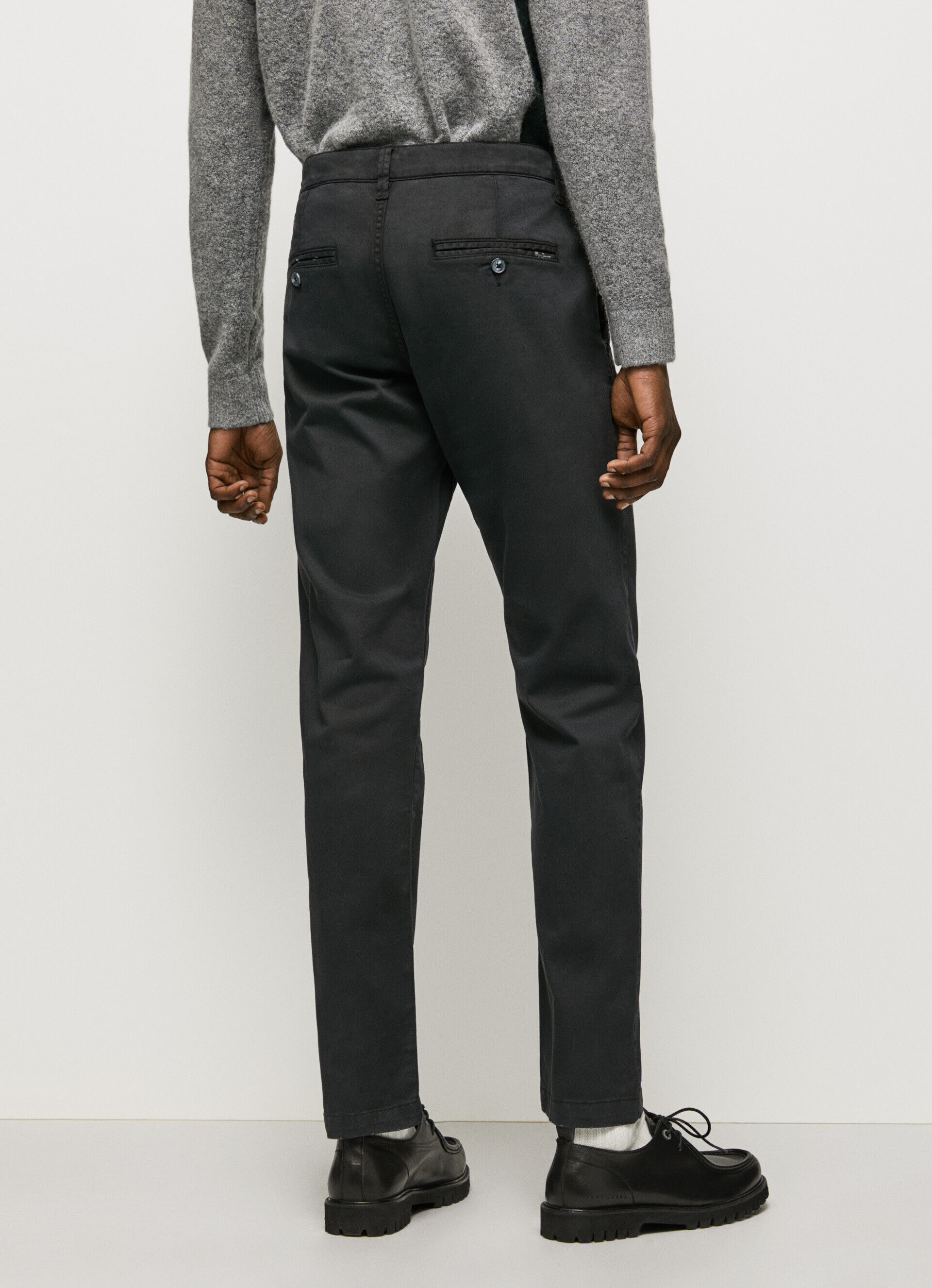Calça chino Slim Charly - preta
