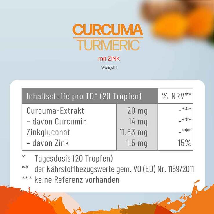 Curcuma Mit Zink Tropfen, 30 ml