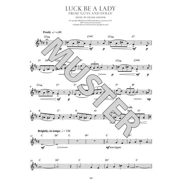 Wise Publications The Legendary Series- Clarinet