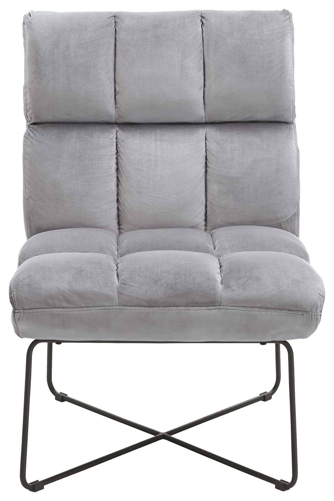 Sessel MATCH Stoffbezug grau