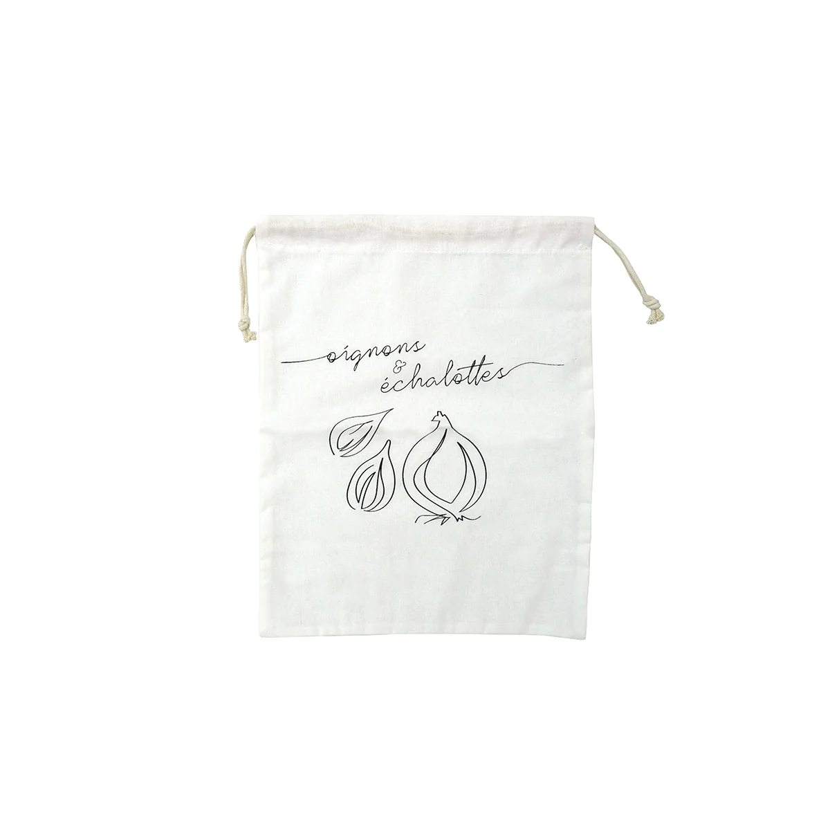 Sac de conservation pour oignons et échalottes en coton Eco Friendly F