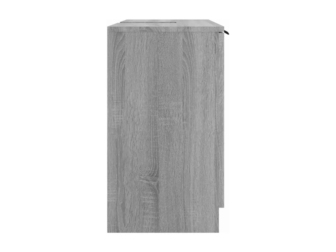 Armoire de bain Sonoma gris 64,5x33,5x59 cm Bois d'ingénierie