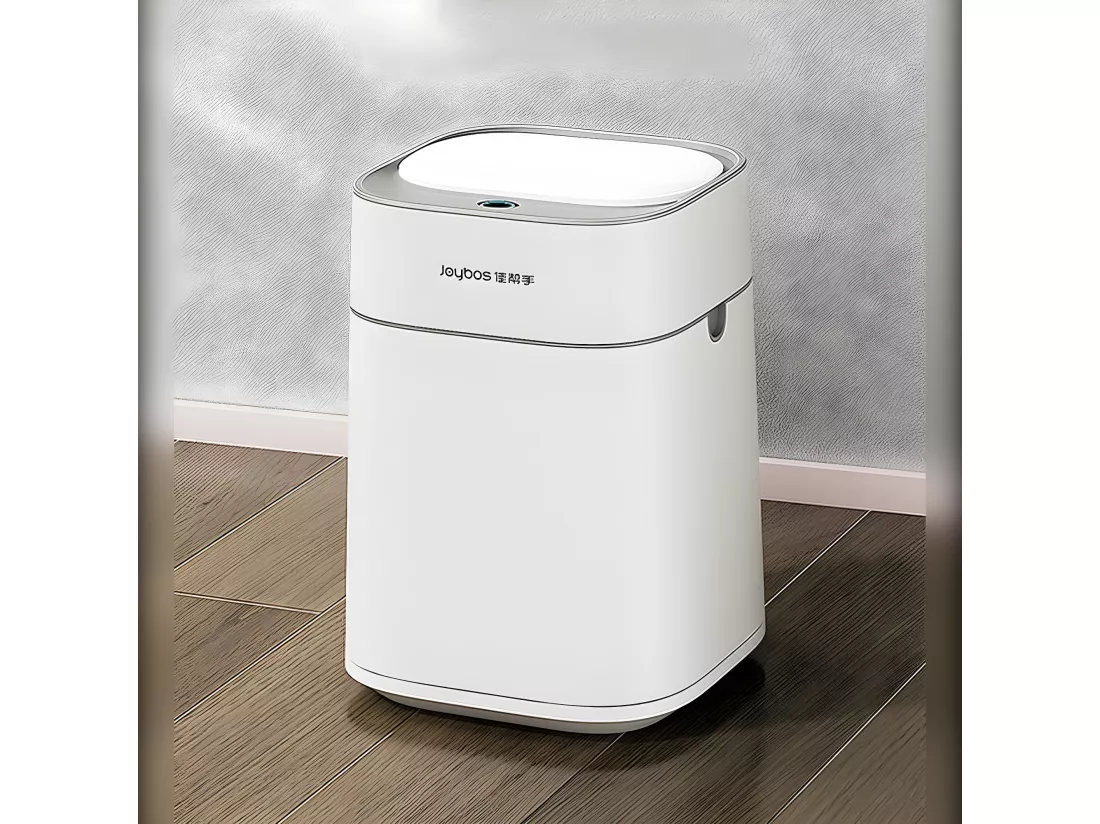 Poubelle intelligente 15 l avec capteur d'ouverture et absorption d'air